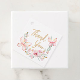 Butterfly Kisses & Birthday Wünsche Vielen Dank Geschenkanhänger