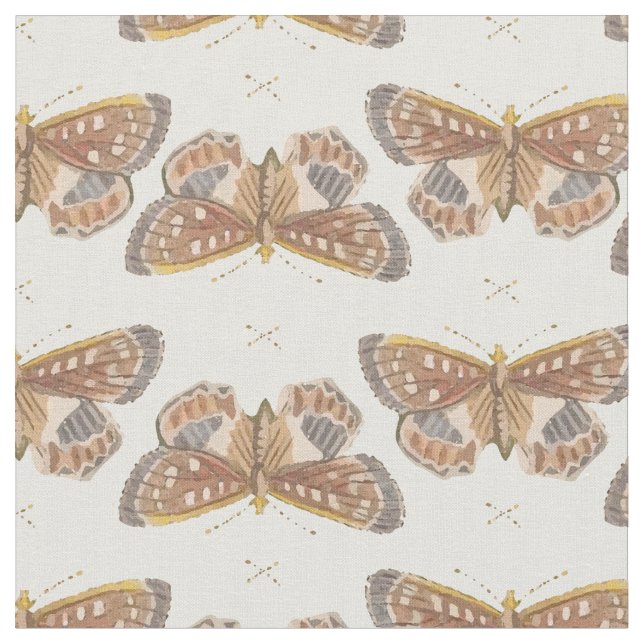 Butterfly Kisses Boho Stoff (Nahaufnahme)