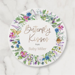 Butterfly Kisses Danke Geschenkanhänger