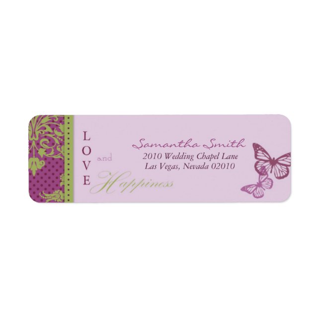 Butterfly Kisses Flirt Return Label B (Vorne)