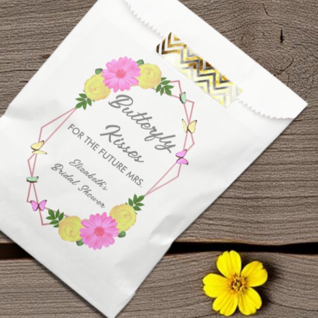 Butterfly Kisses for the Future Mrs. Brautparty Geschenktütchen (Von Creator hochgeladen)
