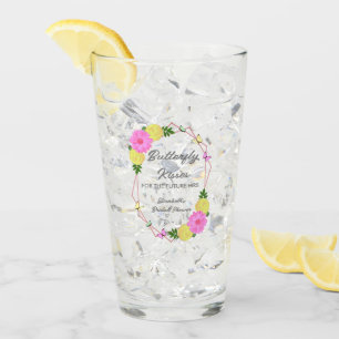 Butterfly Kisses for the Future Mrs. Brautparty Glas