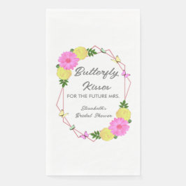 Butterfly Kisses for the Future Mrs. Brautparty Serviette