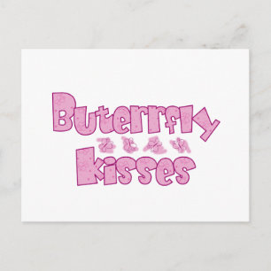 Butterfly Kisses Postkarte