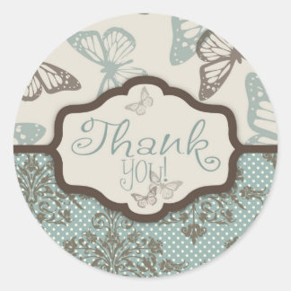 Butterfly Kisses Retro TY Sticker