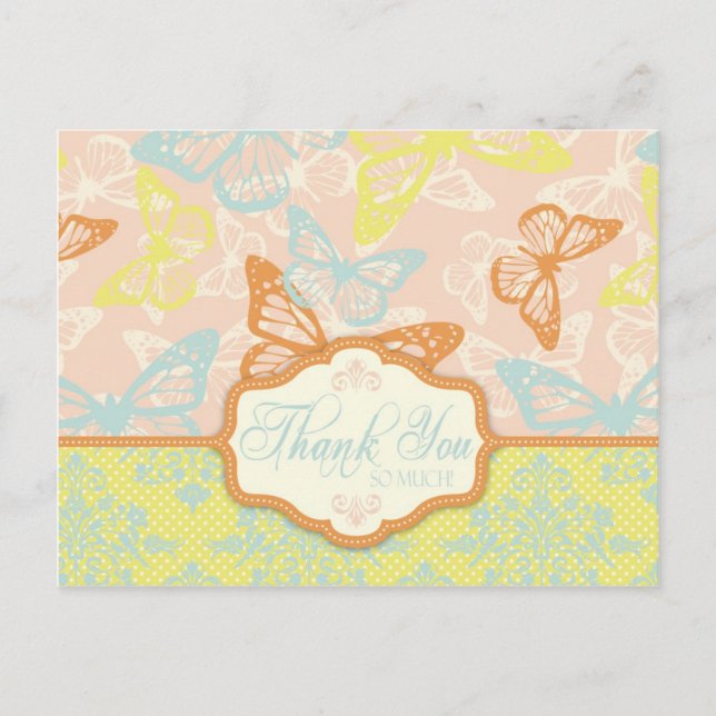 Butterfly Kisses Sweet TY Postcard Postkarte (Vorderseite)