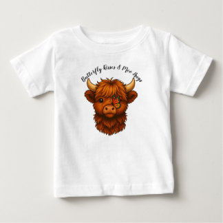 Butterfly Kisses und Moo Hugs Baby T-shirt