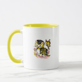 Butterfly & Kitten Tasse
