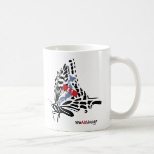 Butterfly&Koi 蝶と鯉 Tasse