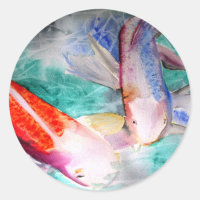 Butterfly Koi Aquarell Japanische Fischkunst