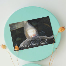 Butterfly Koi Foto Funny Geburtstag Karte