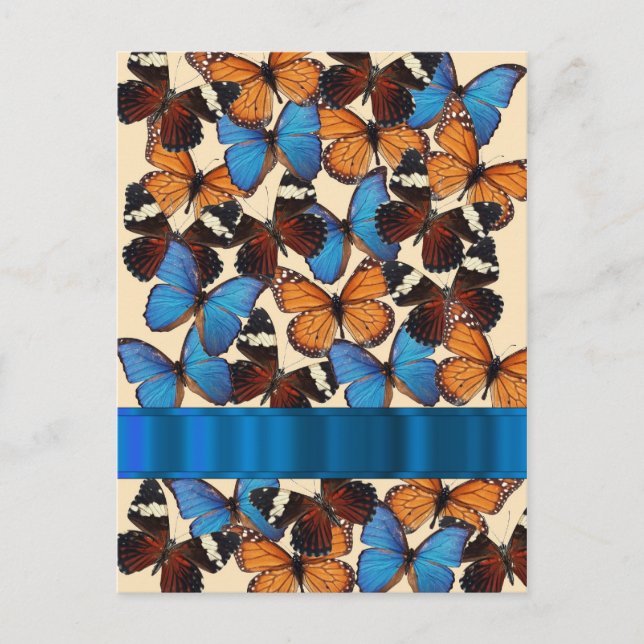 Butterfly-Kollektion Postkarte (Vorderseite)