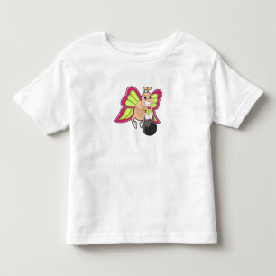 Butterfly-Krafttraining Dumbell Kleinkind T-shirt