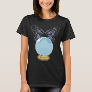 Butterfly-Kristallkugel T-Shirt