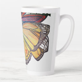 Butterfly landing on flower collection milchtasse