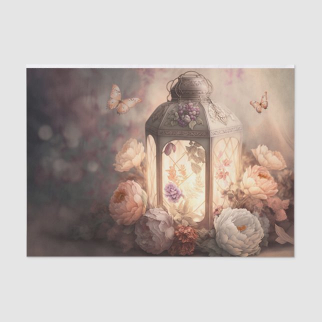 Butterfly Lantern Seidenpapier (Vorderseite)