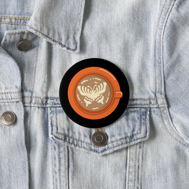 Butterfly Latte Button (Beispiel)