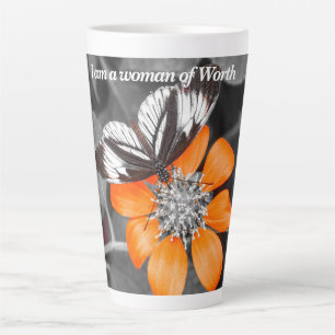 Butterfly Latte Tasse