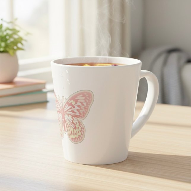 Butterfly Latte Tasse (Von Creator hochgeladen)