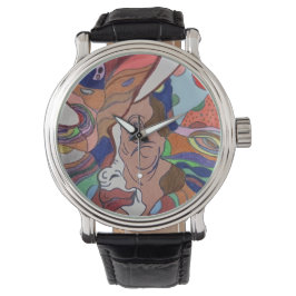 Butterfly Leaf Portrait Watch Armbanduhr