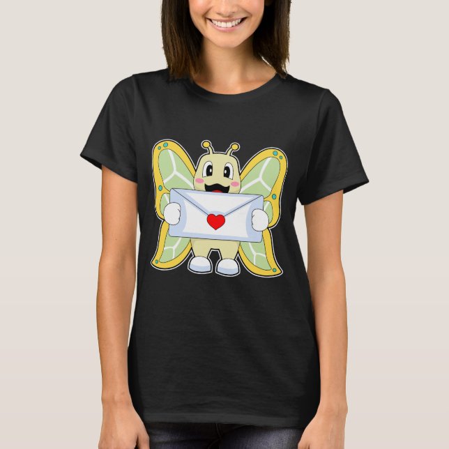 Butterfly Letter T-Shirt (Vorderseite)