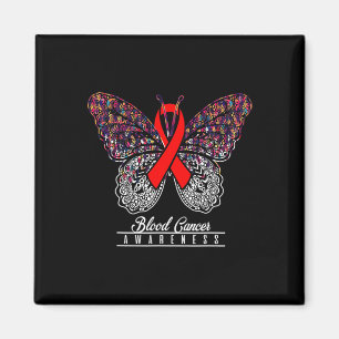 Butterfly-Liebhaber von Blutkrebs-Bewusstsein Gesc Magnet
