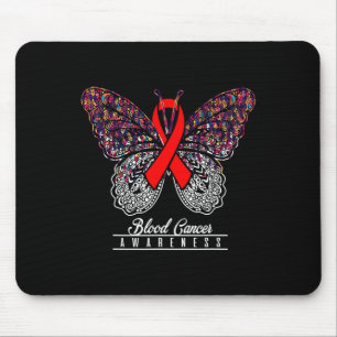 Butterfly-Liebhaber von Blutkrebs-Bewusstsein Gesc Mousepad