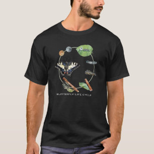 Butterfly Life Cycle Insect 4 Bühnen Wasserkocher T-Shirt