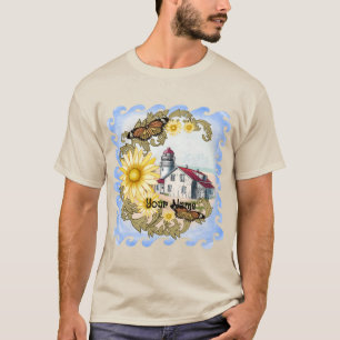 Butterfly Lighthouse T - Shirt