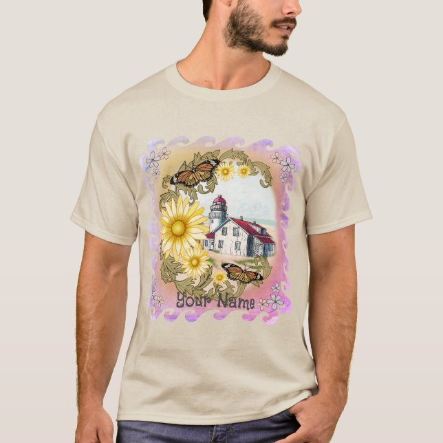 Butterfly Lighthouse T - Shirt (Vorderseite)