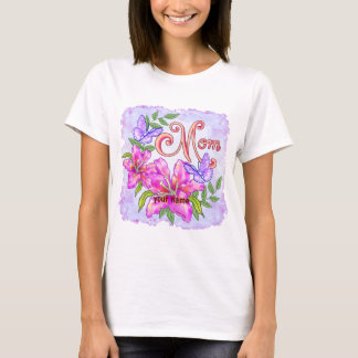 Butterfly Lily Mama T-Shirt