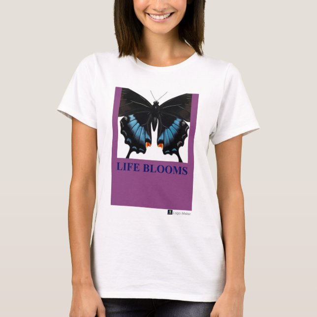 Butterfly-Logo-Design für T - Shirt (Vorderseite)