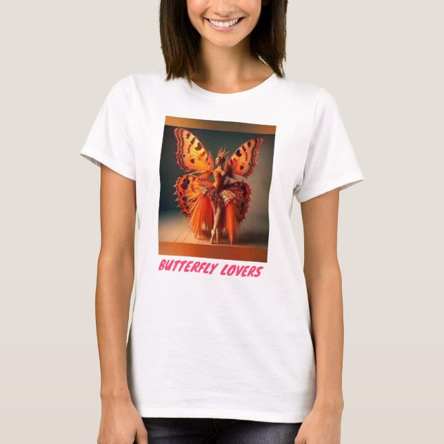 Butterfly-Logo-Design für T - Shirt (Vorderseite)