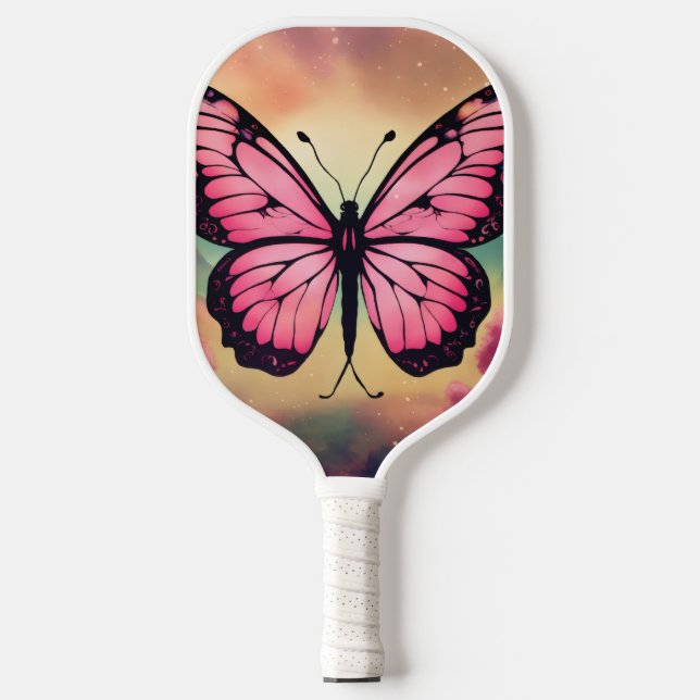 Butterfly Logo Protective Cover Pickleball Schläger (Vorderseite)