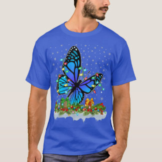 Butterfly Lover Matching Santa Lighting Butterfly T-Shirt