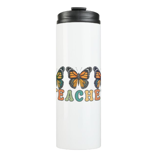 Butterfly Lover Teacher Thermosbecher (Vorderseite)