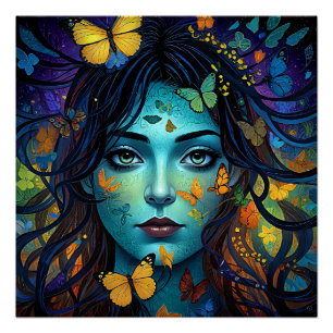 Butterfly Maid Poster