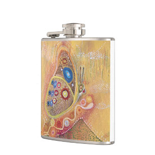 Butterfly-Malerflasche Flachmann