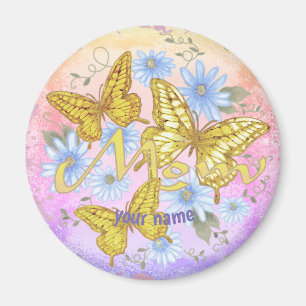 Butterfly-Mama-individuelle Name Magnet