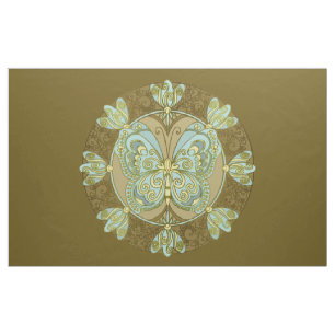 Butterfly Mandala - Fabric Stoff