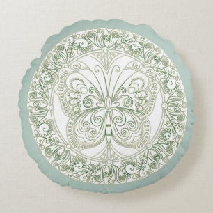 Butterfly Mandala - Kissen