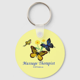 Butterfly Massage Therapist Schlüsselanhänger