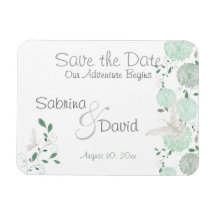Butterfly Matcha Chrysanthemas Save the Date