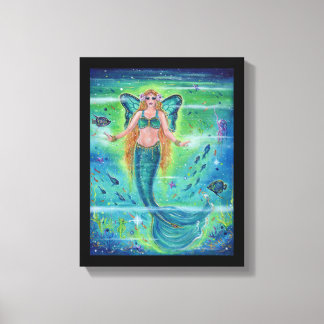 Butterfly Mermaid innerer Frieden von Renee Lavoie Leinwanddruck