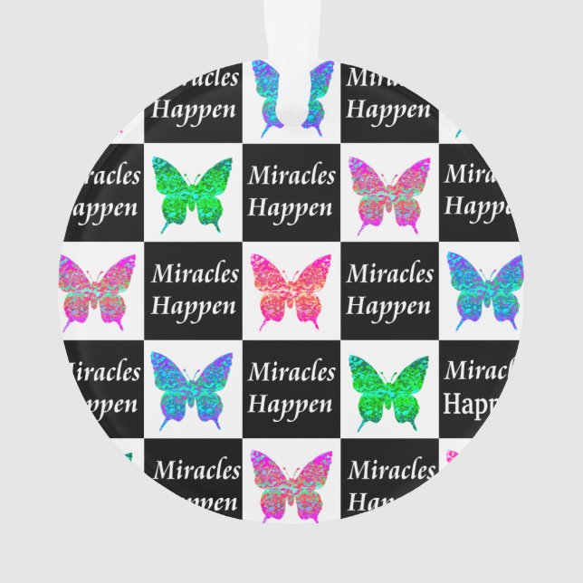 BUTTERFLY MIRACLES PAPPEN DESIGN ORNAMENT (Rückseite)