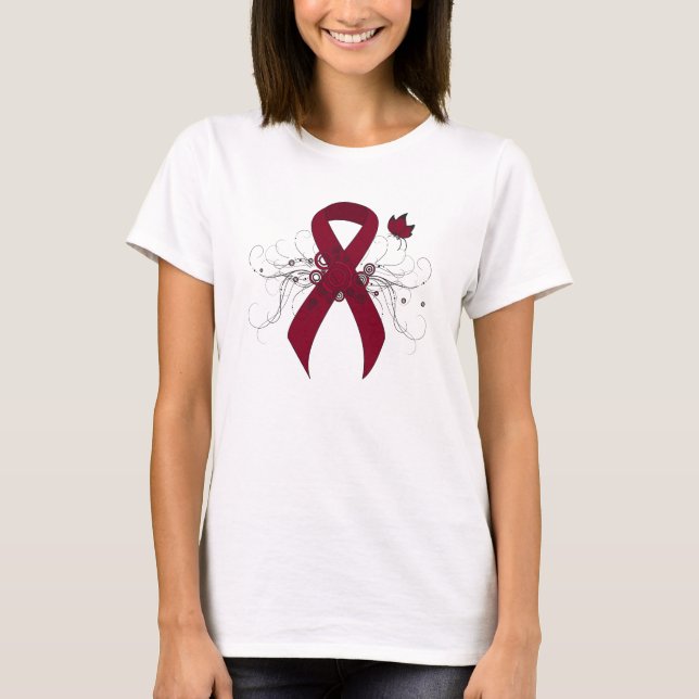 Butterfly mit Butterfly-Programm zur Sensibilisier T-Shirt (Vorderseite)