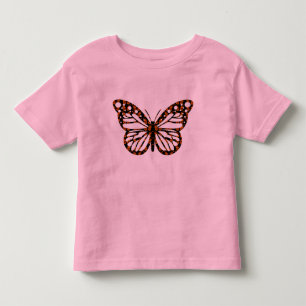 Butterfly Monarch Design - Kleinkind Fine Jersey T T-shirt