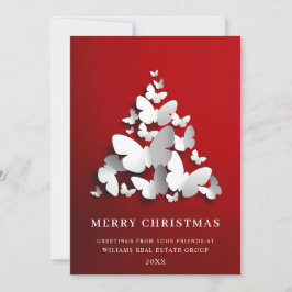 Butterfly Monarch Weihnachten Firmengrüßen