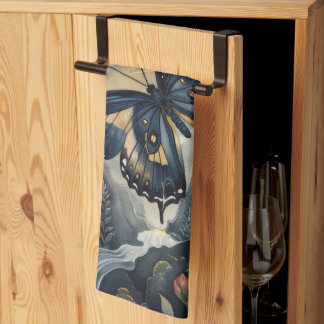 Butterfly & Moon                                 Geschirrtuch