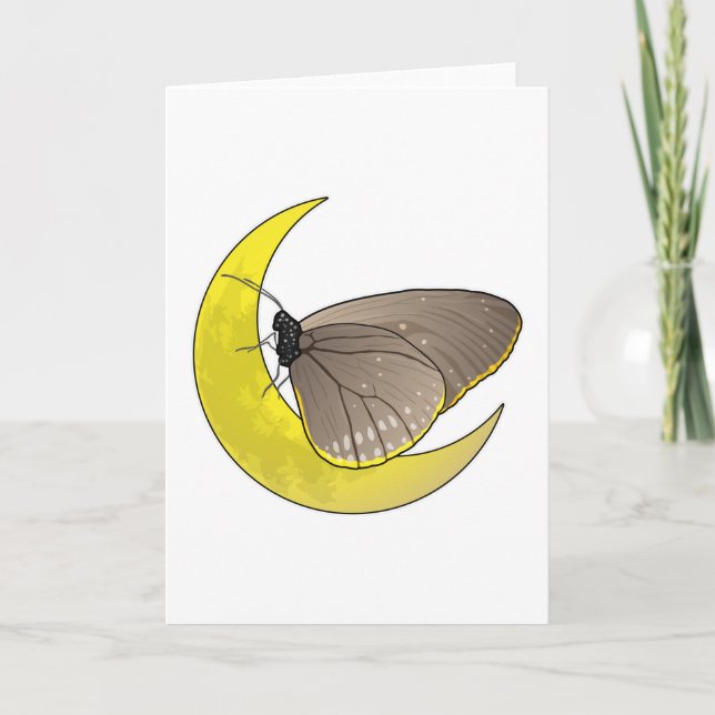 Butterfly Moon Karte (Vorderseite)